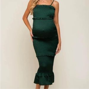 Pink blush maternity dress NWOT